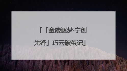 「金陵逐梦·宁创先锋」巧云破茧记
