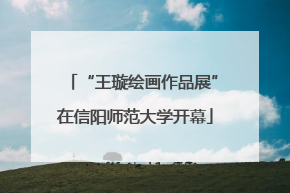 “王璇绘画作品展”在信阳师范大学开幕