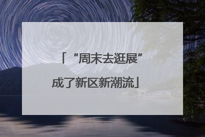 “周末去逛展”成了新区新潮流