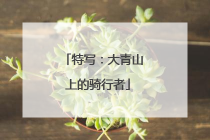 特写：大青山上的骑行者