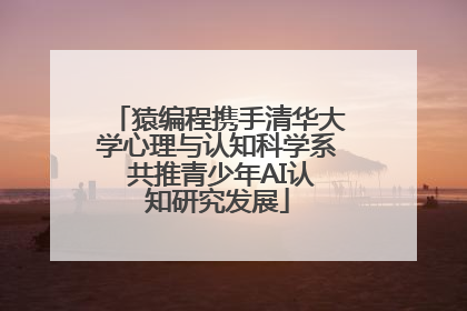 猿编程携手清华大学心理与认知科学系 共推青少年AI认知研究发展