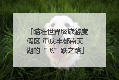 瞄准世界级旅游度假区 重庆丰都南天湖的“飞”跃之路