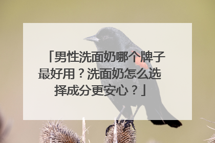 男性洗面奶哪个牌子最好用？洗面奶怎么选择成分更安心？