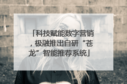 科技赋能数字营销，极融推出自研“苍龙”智能推荐系统