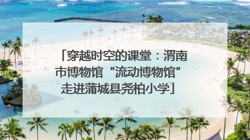穿越时空的课堂：渭南市博物馆“流动博物馆”走进蒲城县尧柏小学