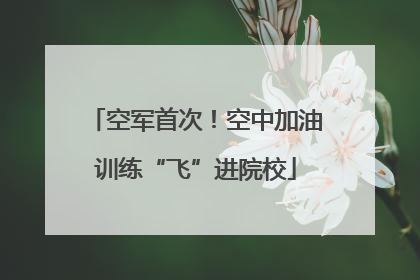 空军首次！空中加油训练“飞”进院校