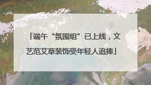 端午“氛围组”已上线，文艺范艾草装饰受年轻人追捧