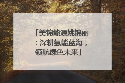 美锦能源姚锦丽：深耕氢能蓝海，领航绿色未来