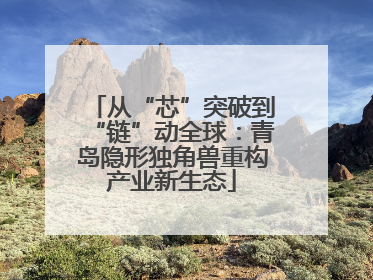 从“芯”突破到“链”动全球：青岛隐形独角兽重构产业新生态