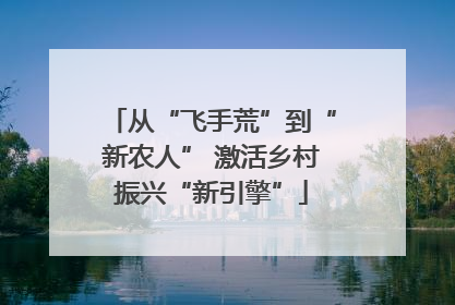 从“飞手荒”到“新农人” 激活乡村振兴“新引擎”