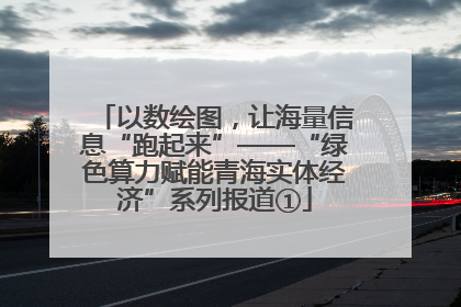 以数绘图，让海量信息“跑起来”——“绿色算力赋能青海实体经济”系列报道①