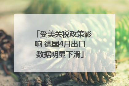 受美关税政策影响 德国4月出口数据明显下滑