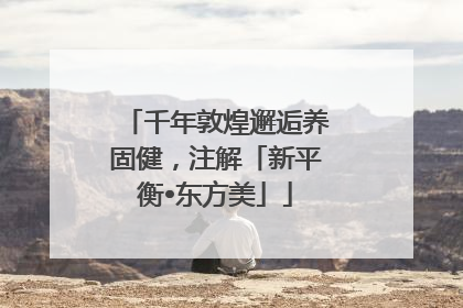 千年敦煌邂逅养固健，注解「新平衡•东方美」