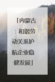 内蒙古：和谐劳动关系护航企业稳健发展