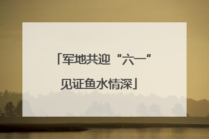 军地共迎“六一” 见证鱼水情深