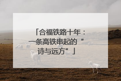 合福铁路十年：一条高铁串起的“诗与远方”