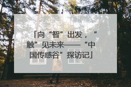 向“智”出发，“触”见未来——“中国传感谷”探访记