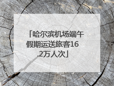 哈尔滨机场端午假期运送旅客16.2万人次