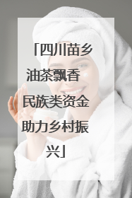 四川苗乡油茶飘香 民族类资金助力乡村振兴