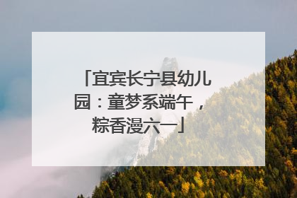 宜宾长宁县幼儿园：童梦系端午，粽香漫六一