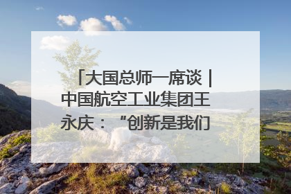 大国总师一席谈｜中国航空工业集团王永庆：“创新是我们的基因密码”
