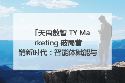 天禹数智 TY Marketing 破局营销新时代：智能体赋能与人才培育双轮驱动