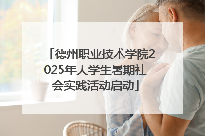 德州职业技术学院2025年大学生暑期社会实践活动启动