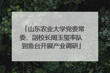山东农业大学党委常委、副校长周玉玺率队到鱼台开展产业调研