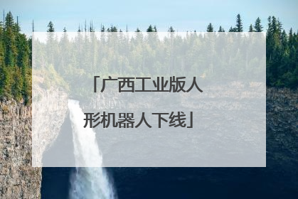 广西工业版人形机器人下线