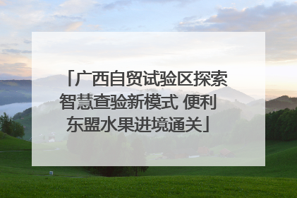 广西自贸试验区探索智慧查验新模式 便利东盟水果进境通关