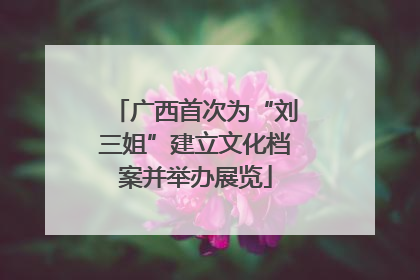 广西首次为“刘三姐”建立文化档案并举办展览