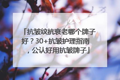 抗皱纹抗衰老哪个牌子好？30+抗皱护理指南，公认好用抗皱牌子