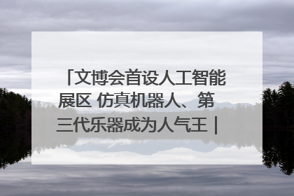 文博会首设人工智能展区 仿真机器人、第三代乐器成为人气王｜文博向“新”