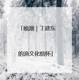 晚潮｜丁建东的渔文化情怀