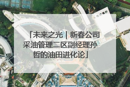 未来之光｜新春公司采油管理二区副经理孙哲的油田进化论