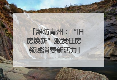 潍坊青州：“旧房焕新”激发住房领域消费新活力