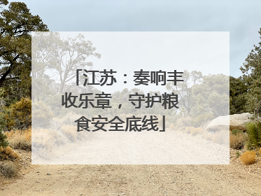 江苏：奏响丰收乐章，守护粮食安全底线