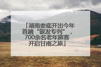 湖南娄底开出今年首趟“银发专列”，700余名老年旅客开启甘南之旅
