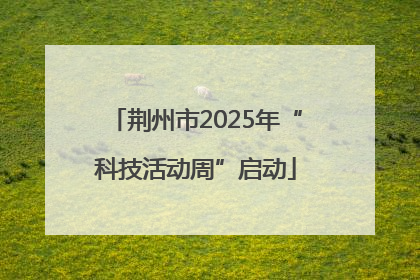 荆州市2025年“科技活动周”启动