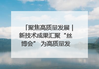 聚焦高质量发展｜新技术成果汇聚“丝博会” 为高质量发展注入新动能