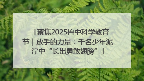 聚焦2025鲁中科学教育节｜放手的力量：千名少年泥泞中“长出勇敢翅膀”