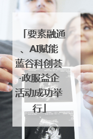 要素融通、AI赋能蓝谷科创荟·政服益企活动成功举行