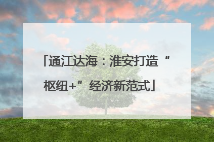 通江达海：淮安打造“枢纽+”经济新范式