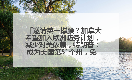 邀请英王撑腰？加拿大希望加入欧洲防务计划，减少对美依赖，特朗普：成为美国第51个州，免费用“金穹”