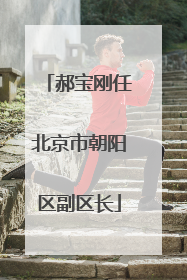 郝宝刚任北京市朝阳区副区长