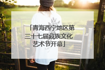 青海西宁地区第三十七届藏族文化艺术节开幕