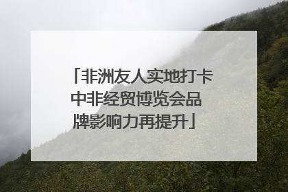 非洲友人实地打卡 中非经贸博览会品牌影响力再提升