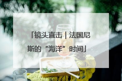 镜头直击｜法国尼斯的“海洋”时间