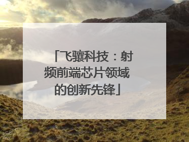 飞骧科技：射频前端芯片领域的创新先锋