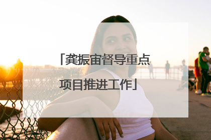 龚振宙督导重点项目推进工作
